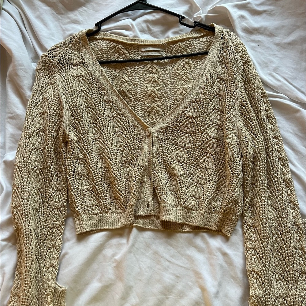 UO crochet cardigan